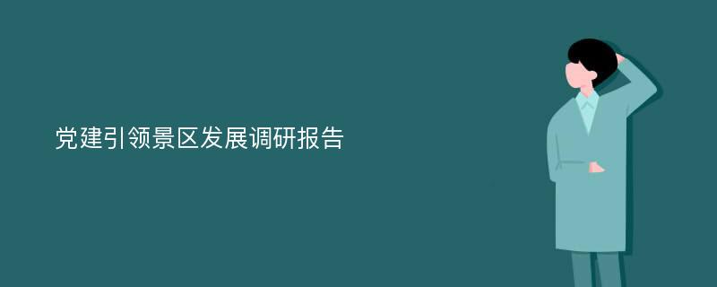 党建引领景区发展调研报告