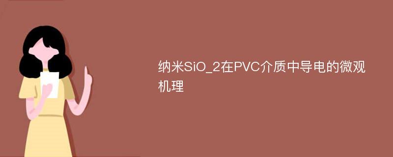 纳米SiO_2在PVC介质中导电的微观机理