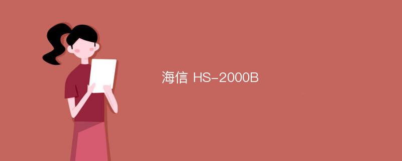 海信 HS-2000B